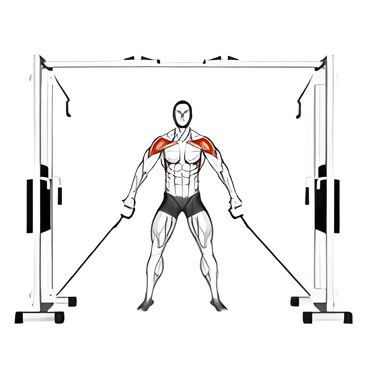 Cáp trước vai nâng