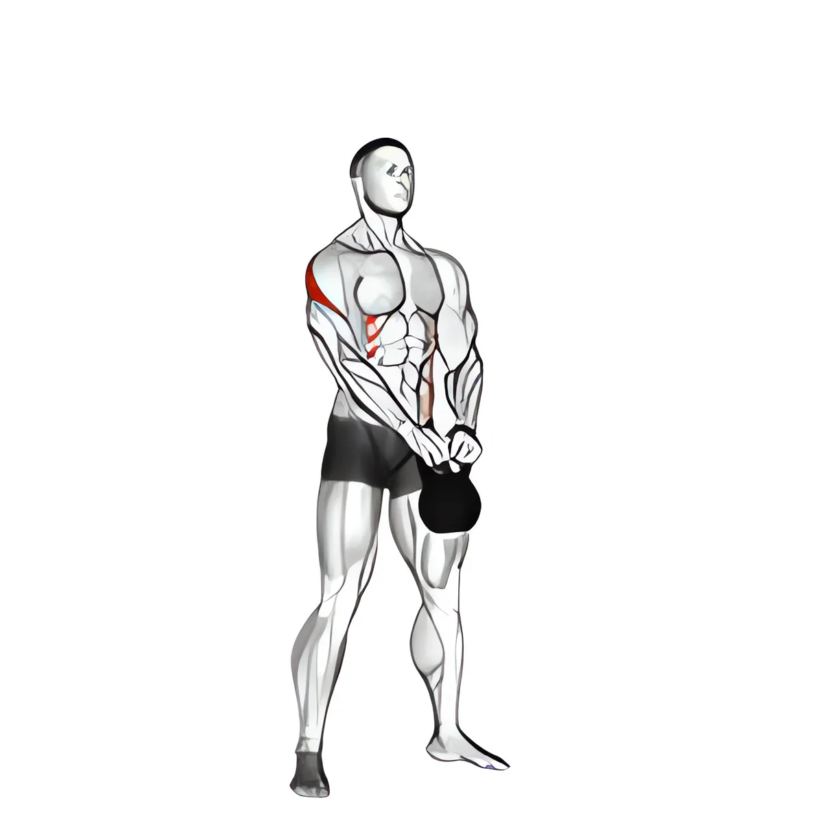 Gập hông một chân với tạ chuông