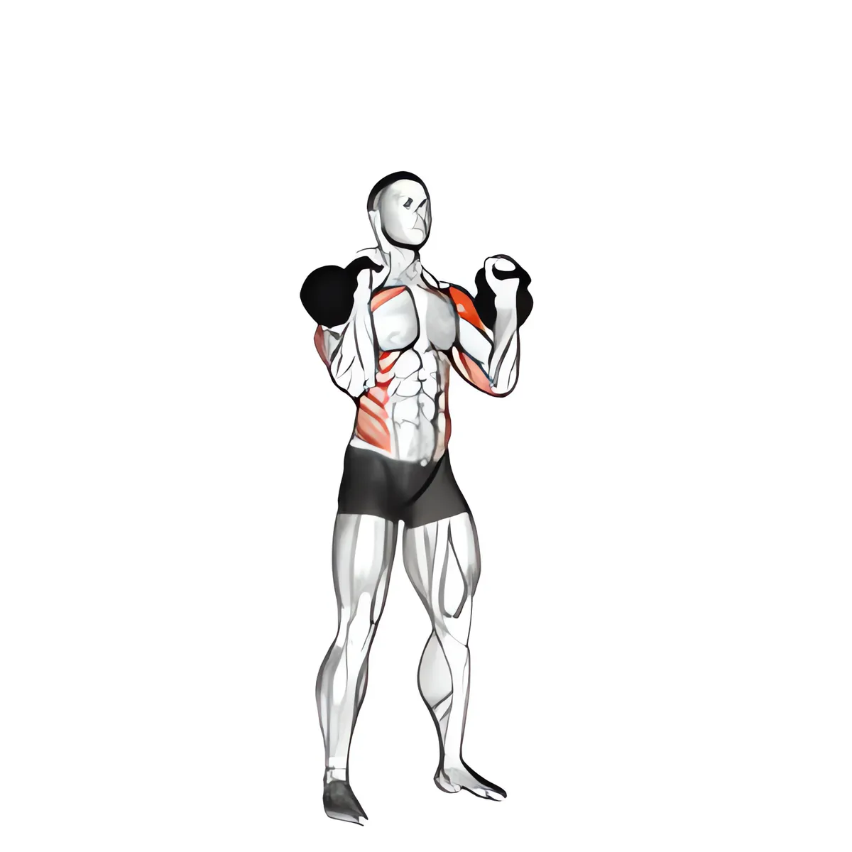 Đẩy tạ chuông luân phiên kiểu bập bênh