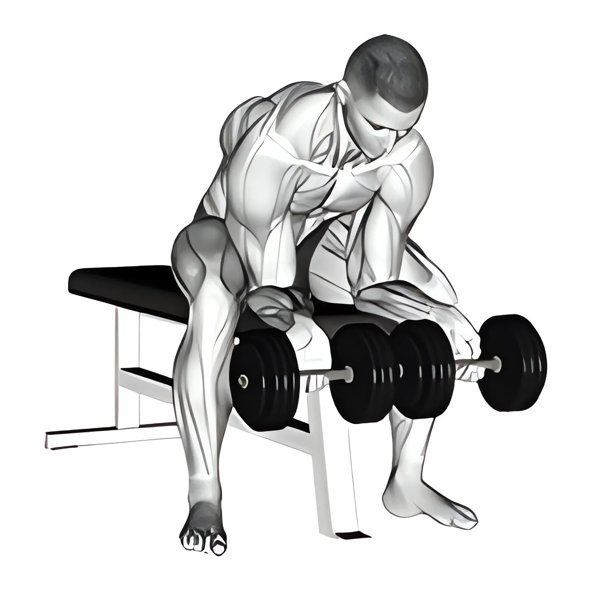 Cuốn ngón tay với tạ đơn