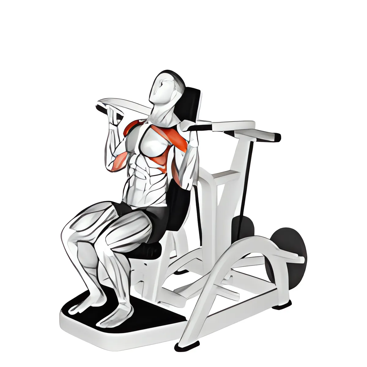 Máy đẩy vai biến thể 3
