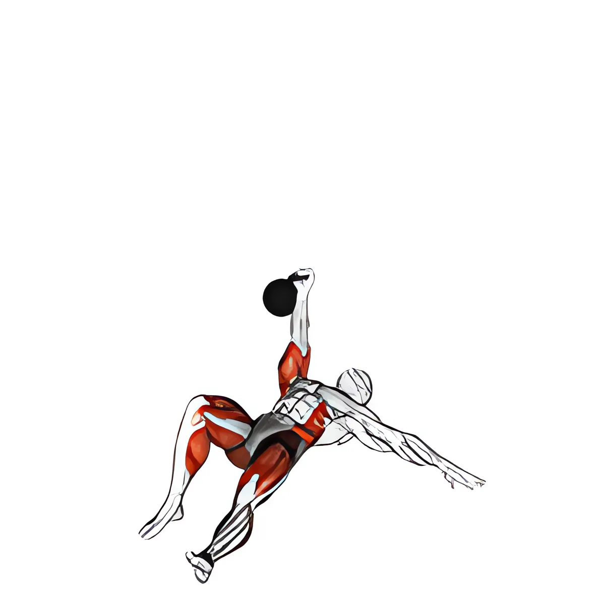 Turkish get-up với tạ chuông theo kiểu squat