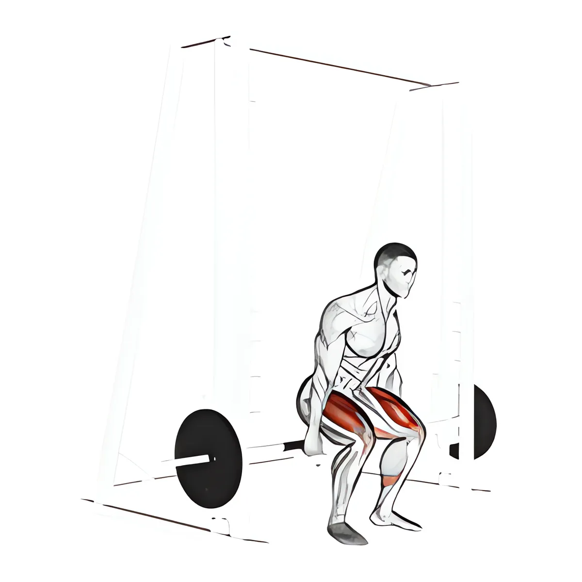 Máy Smith hack squat