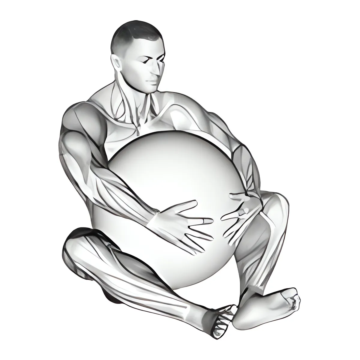 Ôm bóng thả lỏng lưng