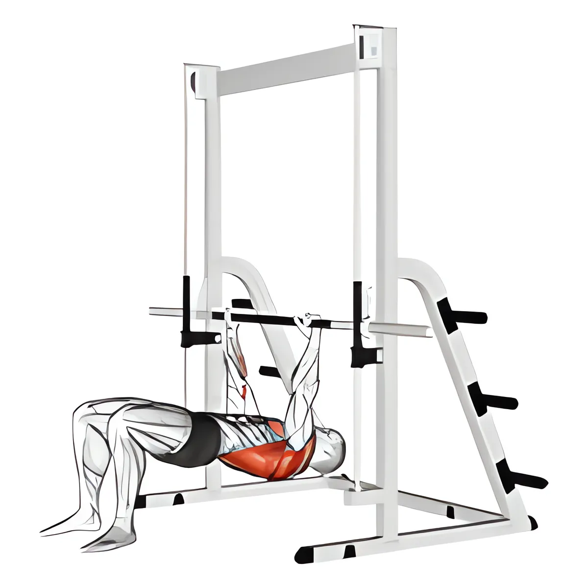 Kéo người ngược với đầu gối co