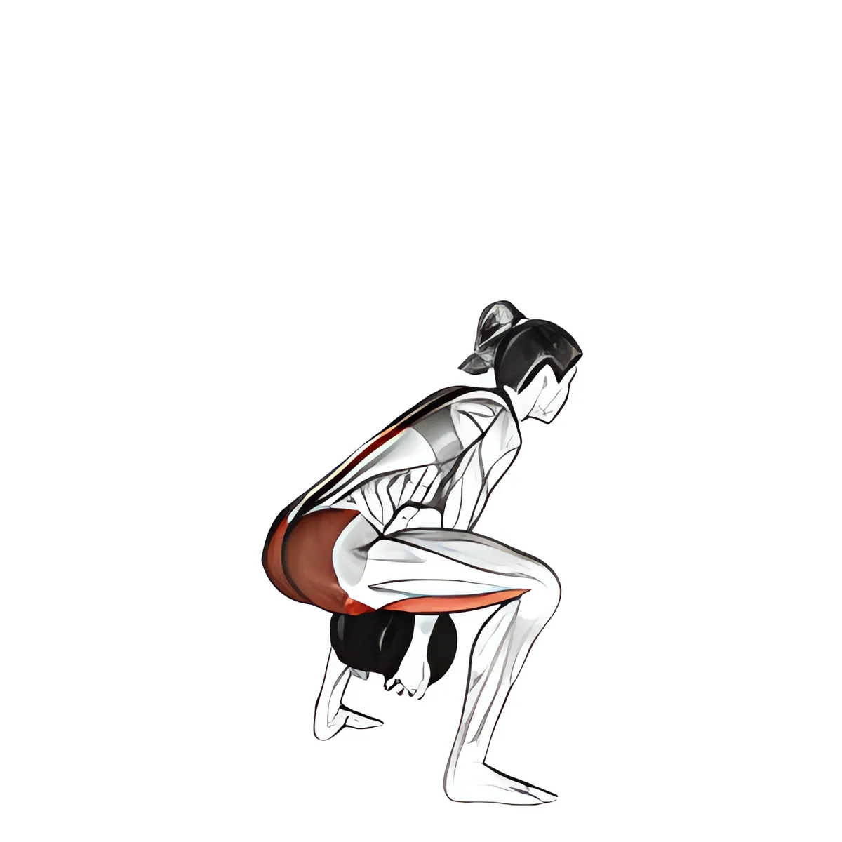 Tạ đơn sumo kéo qua chân